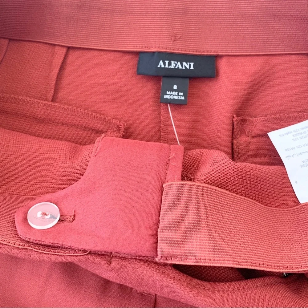 🌸New🌸 Alfani Women’s Tie Capri Pants Size 8 NWT